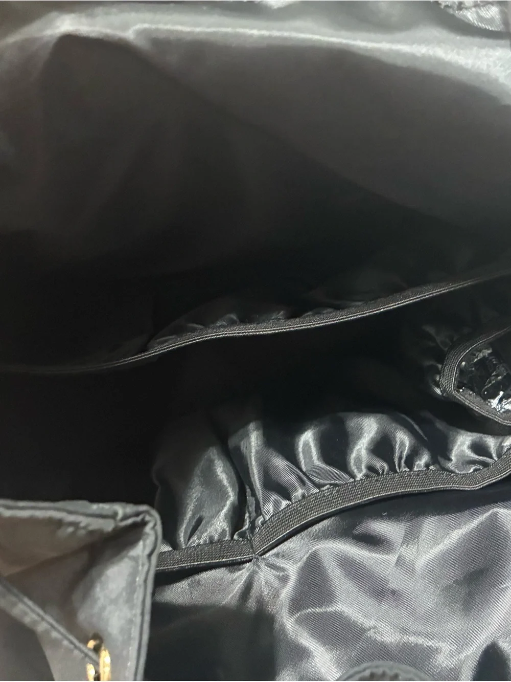 Casirena  cool quilted black diaper bag never been used NWOT